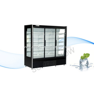 Supermarket Sticker For 3 Glass Door Commercial Refrigerator